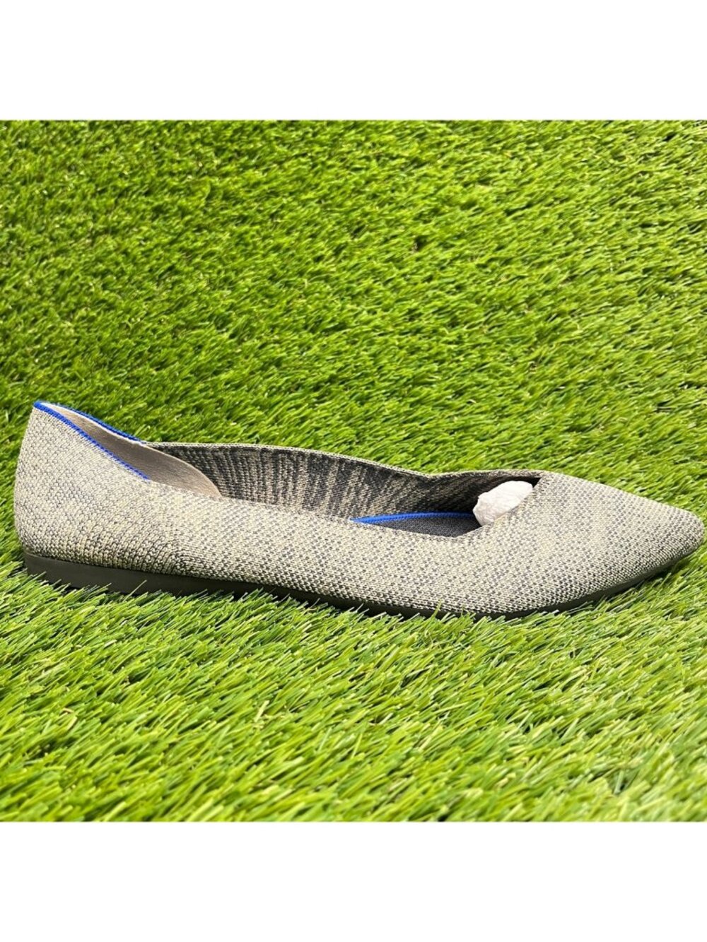Rothy's The Point Womens Size 10 Gray Casual Classic Slip On Ballet Flats Shoes